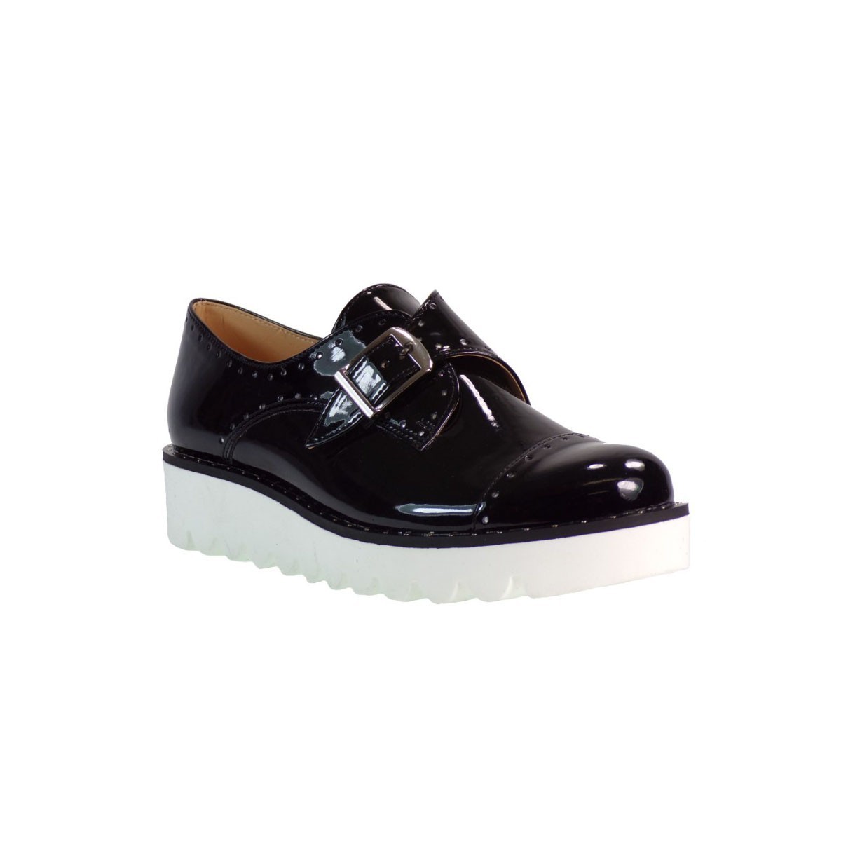 Katia Shoes Γυναικεία Παπούτσια 10 BIA Μαύρο Λουστρίνι