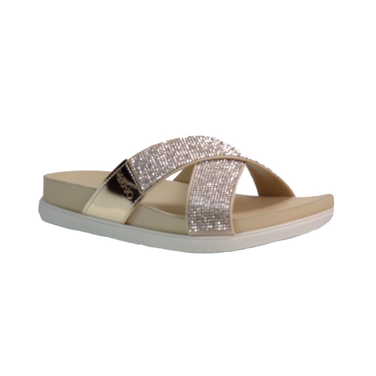 Liu-Jo Sneakers Γυναικείες Παντόφλες CRISS CROSS FOOTBED Nude