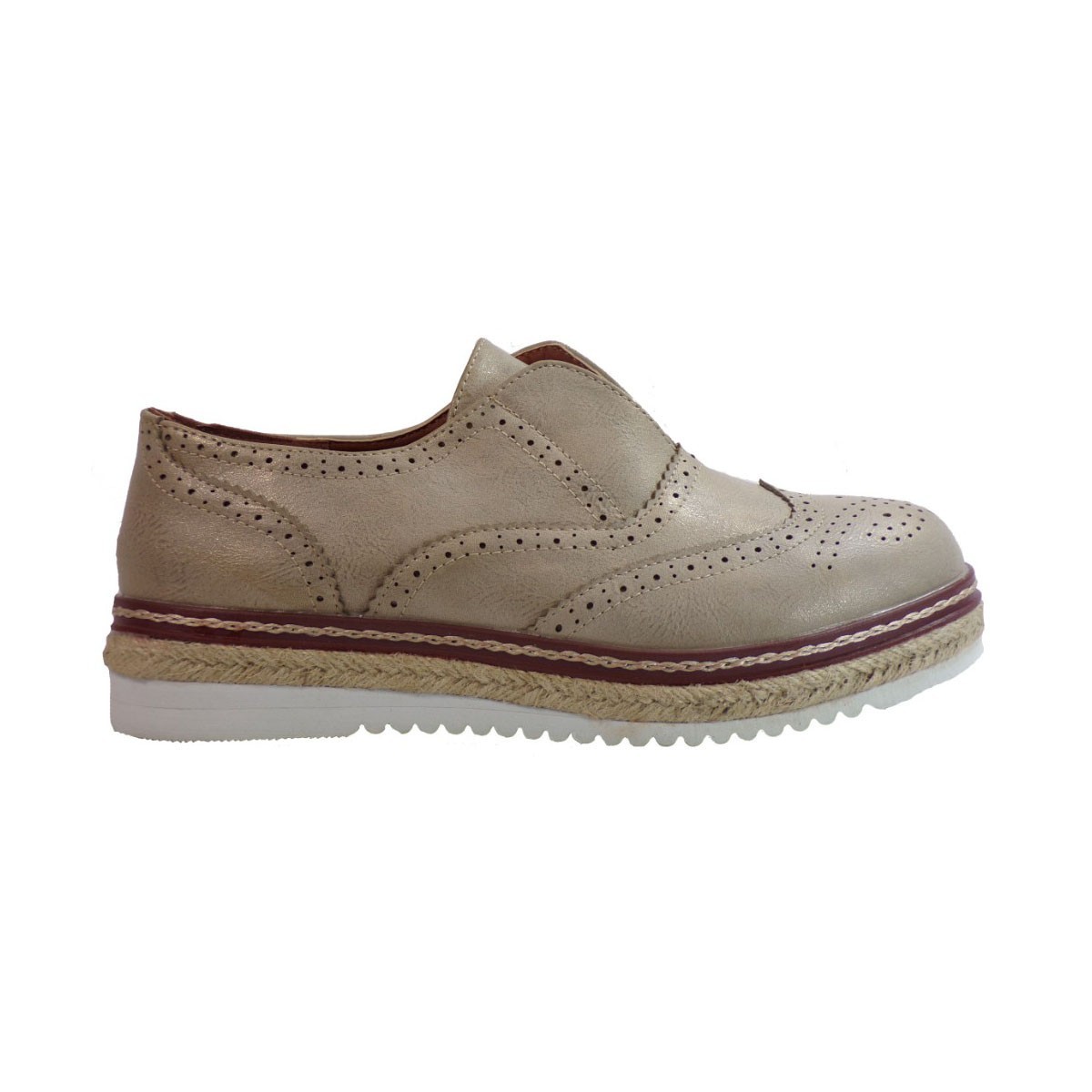 Envie shoes Oxford Γυναικεία Παπούτσια E42-05040 Χρυσό φωτογραφία