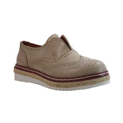Envie shoes Oxford Γυναικεία Παπούτσια E42-05040 Χρυσό