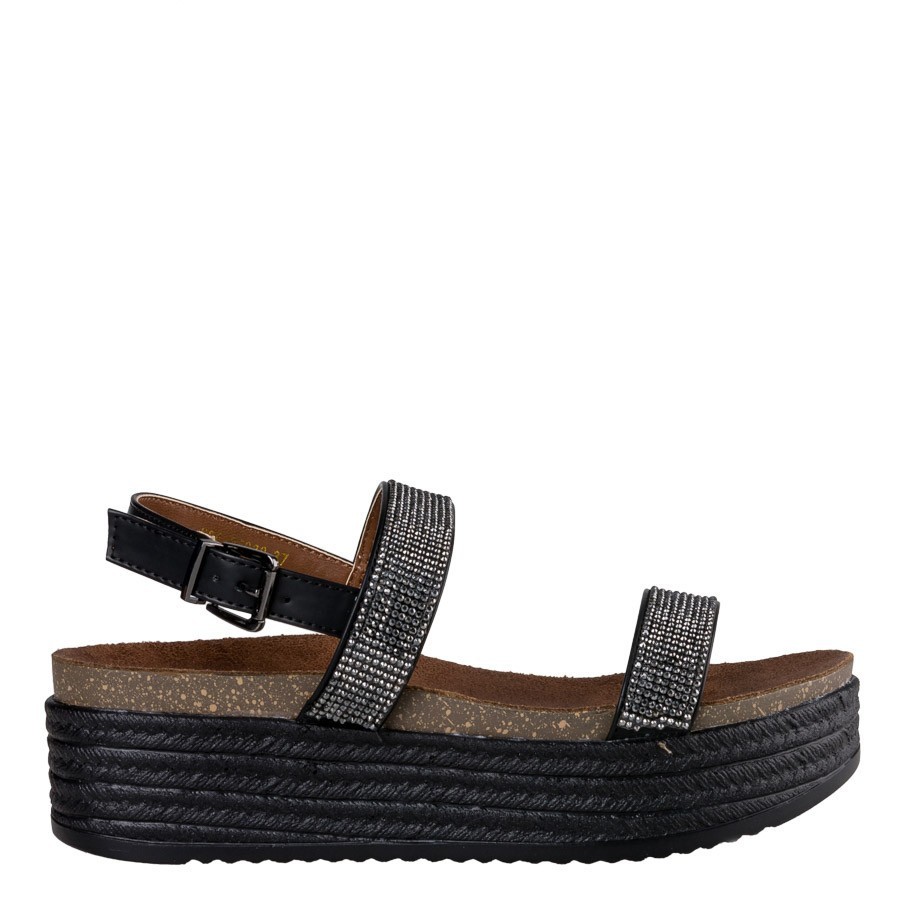 Envie Shoes Γυναικεία Πέδιλα E64-05038-34 Μαύρο φωτογραφία