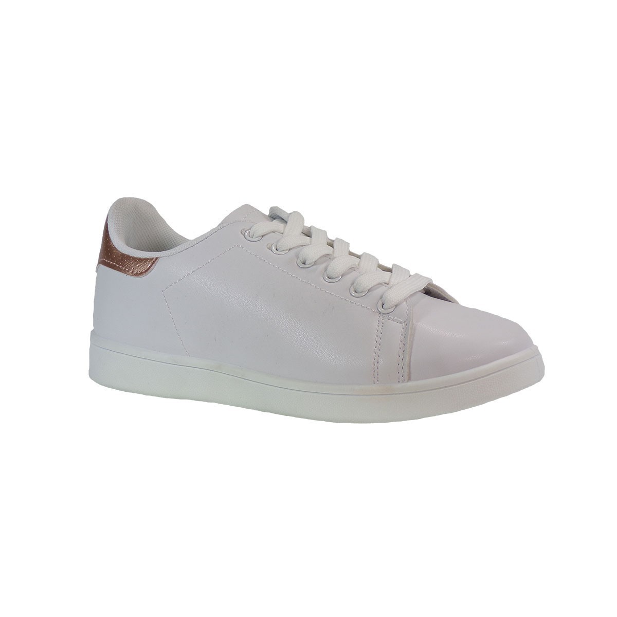 Bagiota shoes Sneakers Παπούτσια Γυναικεία Ρ5037-Σ Άσπρο Χρυσό