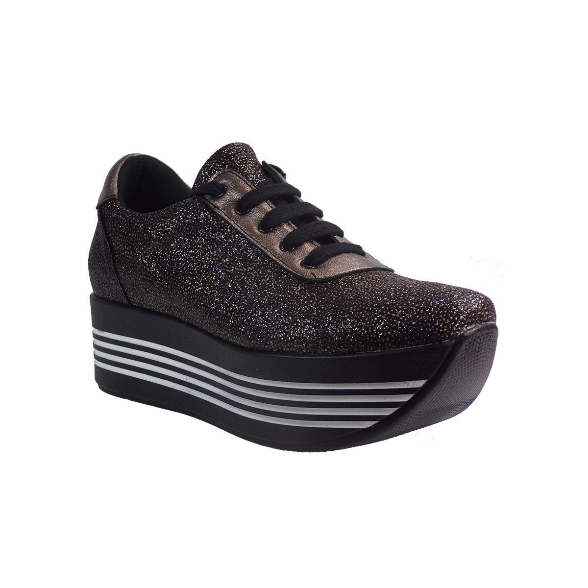 SMART CRONOS Γυναικεία Παπούτσια Sneakers 6704/1055 Μπρονζέ Δέρμα