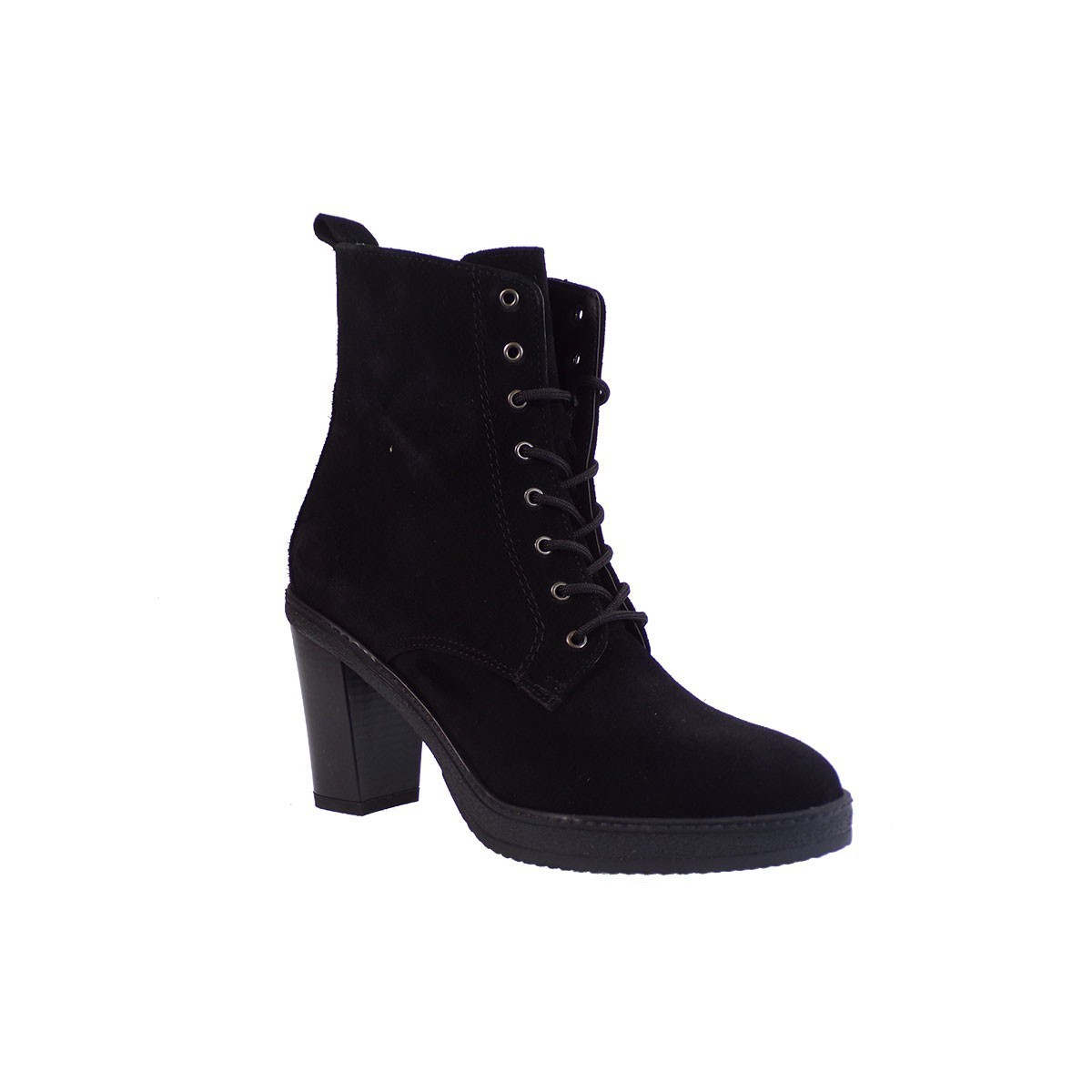 Envie Shoes Γυναικεία Μποτάκια Αρβυλάκια Ε02-06341 Μαύρο Δέρμα Καστόρι
