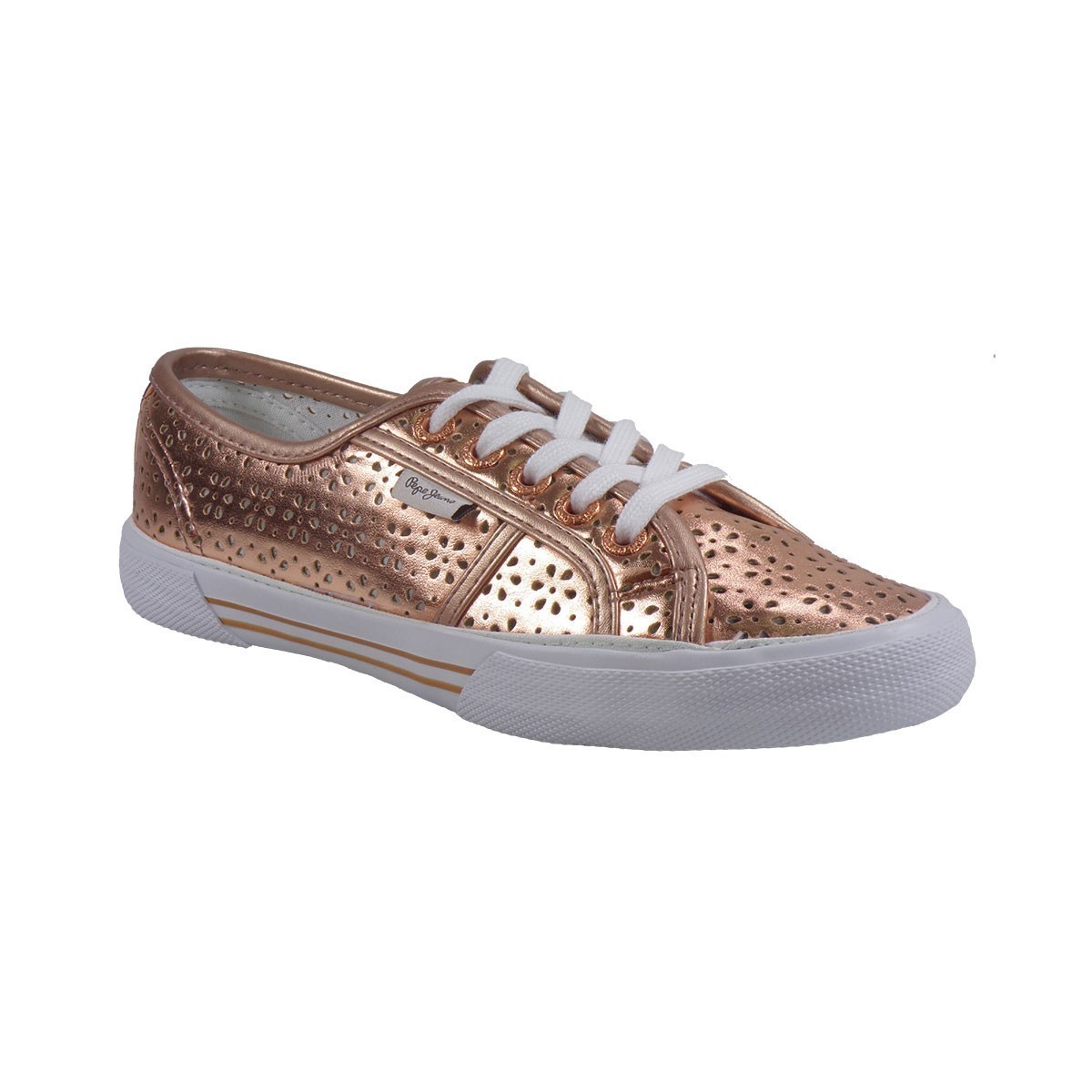 Pepe Jeans ABERLADY DAISY Γυναικεία Παπούτσια Sneakers PLS30643-118 Peach