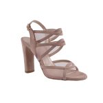 Fardoulis shoes Γυναικεία Πέδιλα 17094 Nude Καστόρι Δέρμα