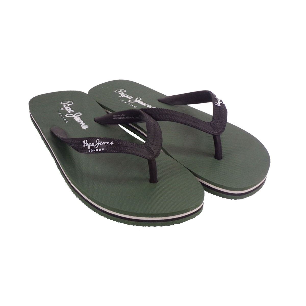 Pepe Jeans SWIMMING Ανδρικές Παντόφλες PMS70052-765 Πράσινο
