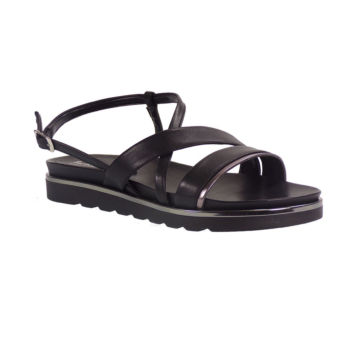 Fardoulis shoes Γυναικεία Πέδιλα 35119 Μαύρο Δέρμα