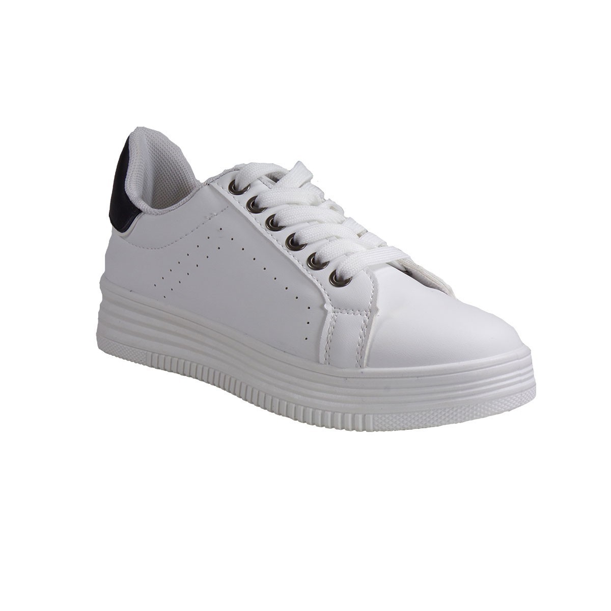 Bagiota Shoes Γυναικεία Παπούτσια Sneakers Αθλητικά ML-4303 Άσπρο-Μαύρο