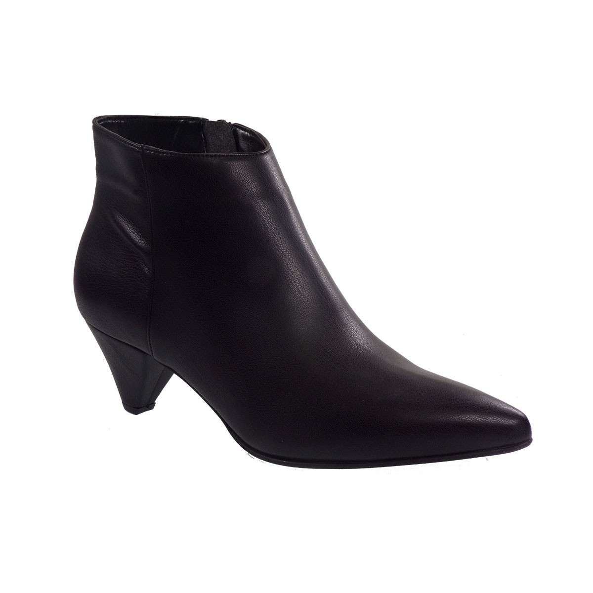 Fardoulis Shoes Γυναικεία Παπούτσια Μποτάκια Αστραγάλου 5609 Μαύρο Δέρμα