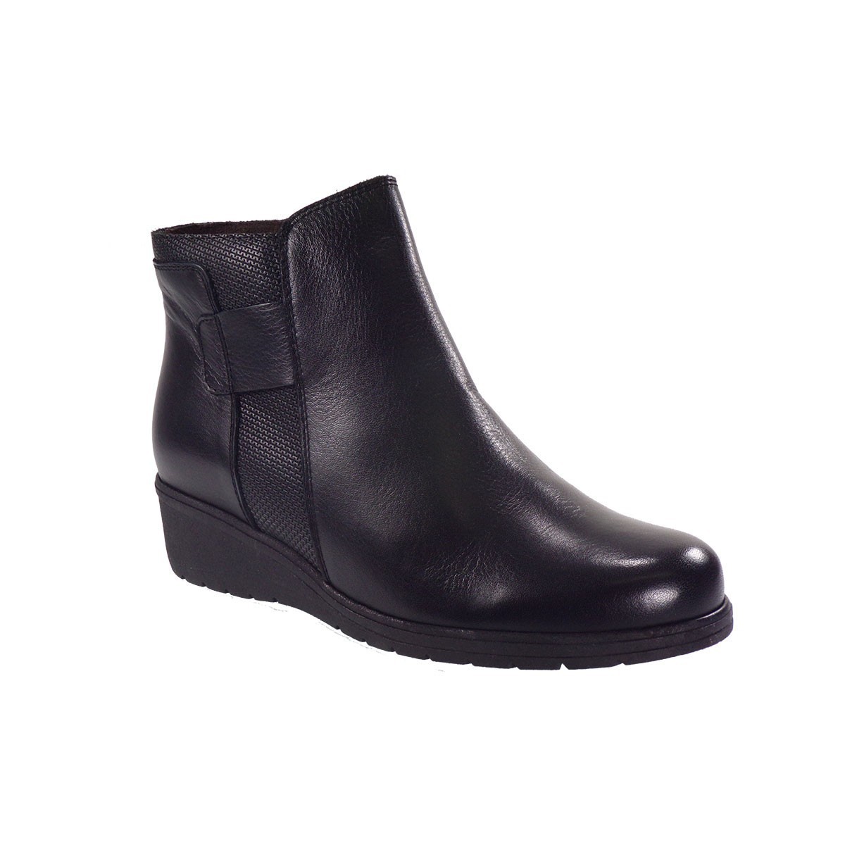 PEPE MENARGUES SHOES Γυναικεία Παπούτσια Μποτάκια 9002 Μαύρο Δέρμα