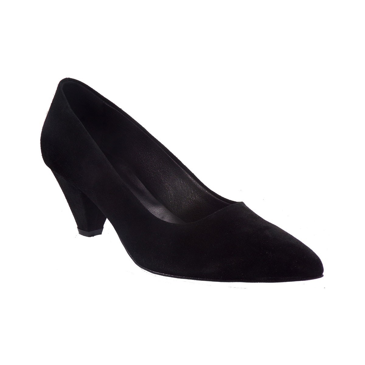 Katia Shoes Γυναικεία Παπούτσια Γόβες ΚΓΟΒΑ-5100 Μαύρο Δέρμα Καστόρι