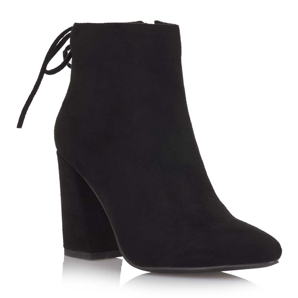 Exe Shoes Γυναικεία Παπούτσια Μποτάκια V543-A405-A Μαύρo Καστόρι