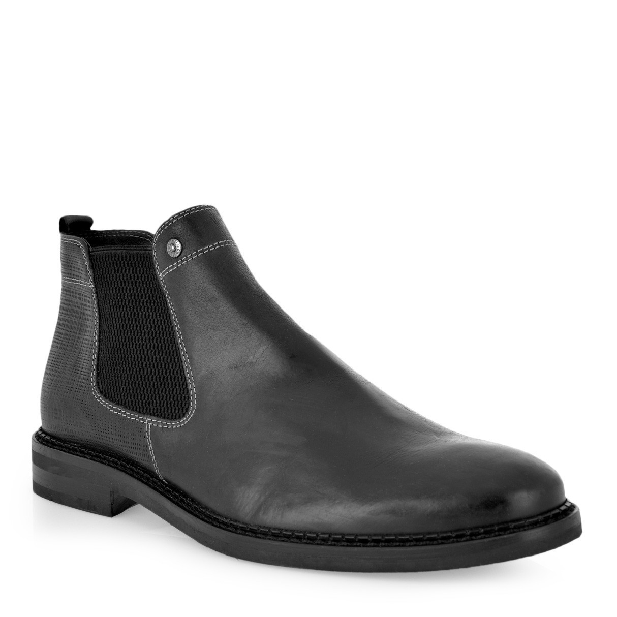 UR1 SHOES Μποτάκια Αστραγάλου Ανδρικά Παπούτσια 638 Μαύρο H589R6382002
