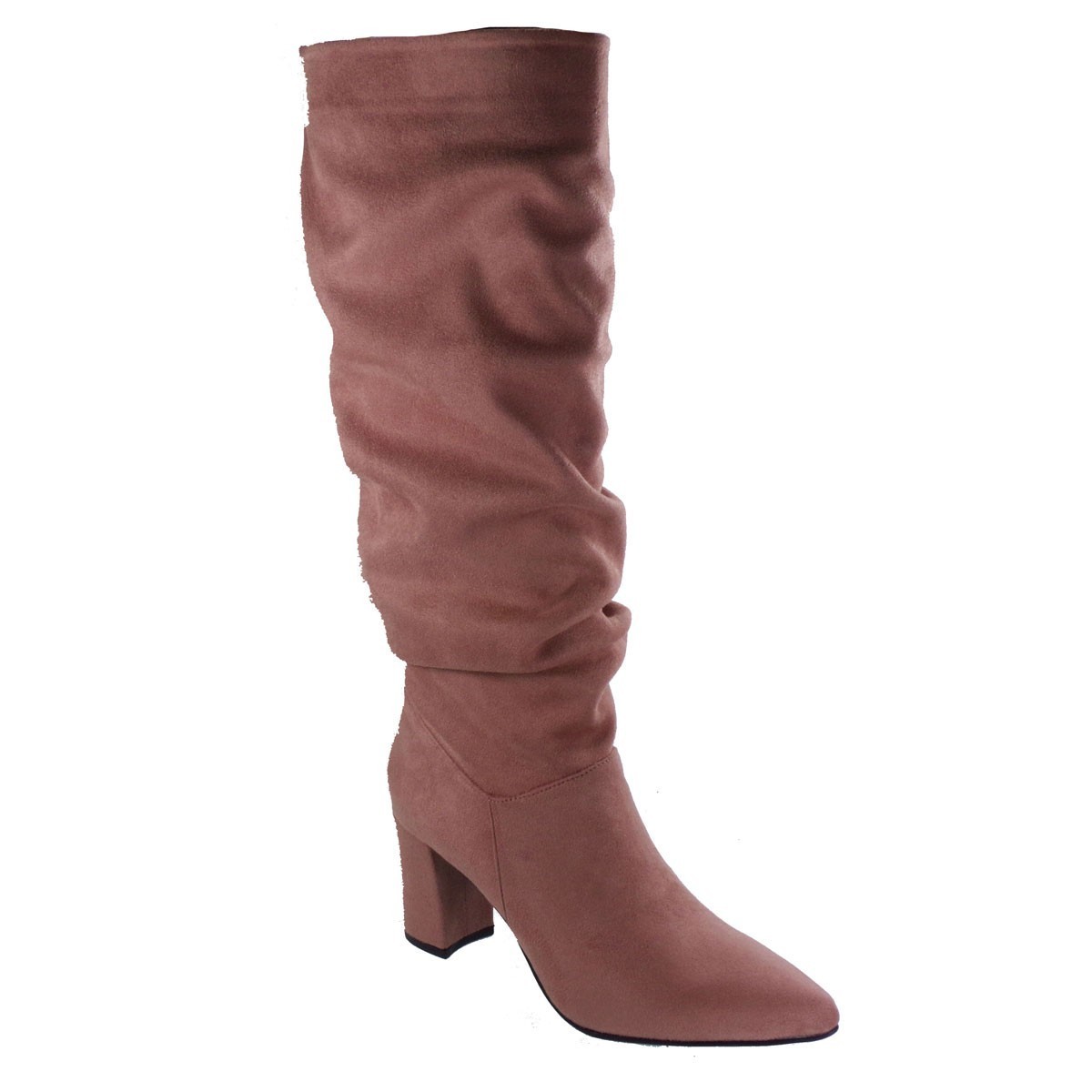 Fardoulis Shoes Γυναικεία Παπούτσια Μπότα 6301 Nude Καστόρι Λίκρα