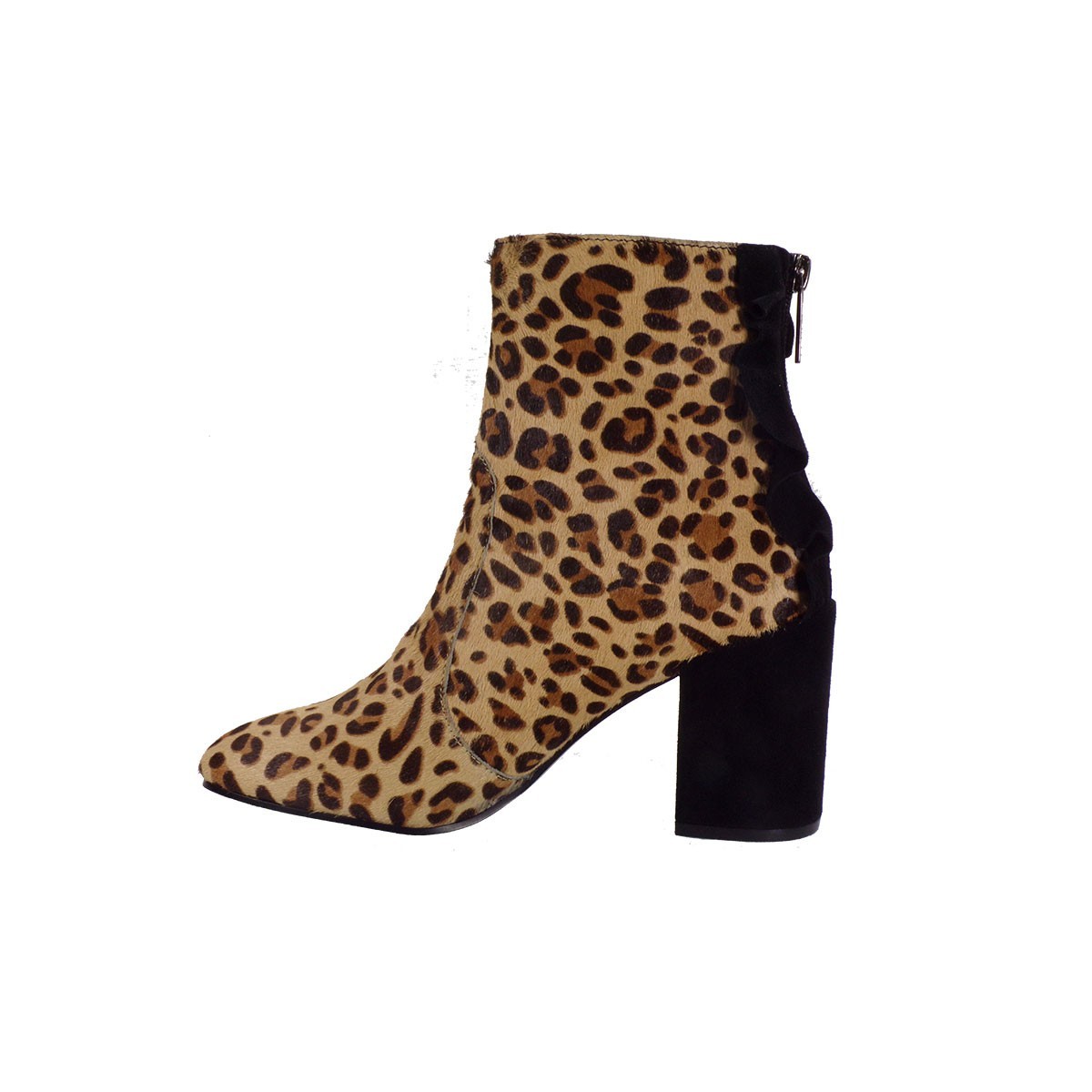 LIU JO Γυναικεία Μποτάκια S68043 Pony λεοπάρ φωτογραφία