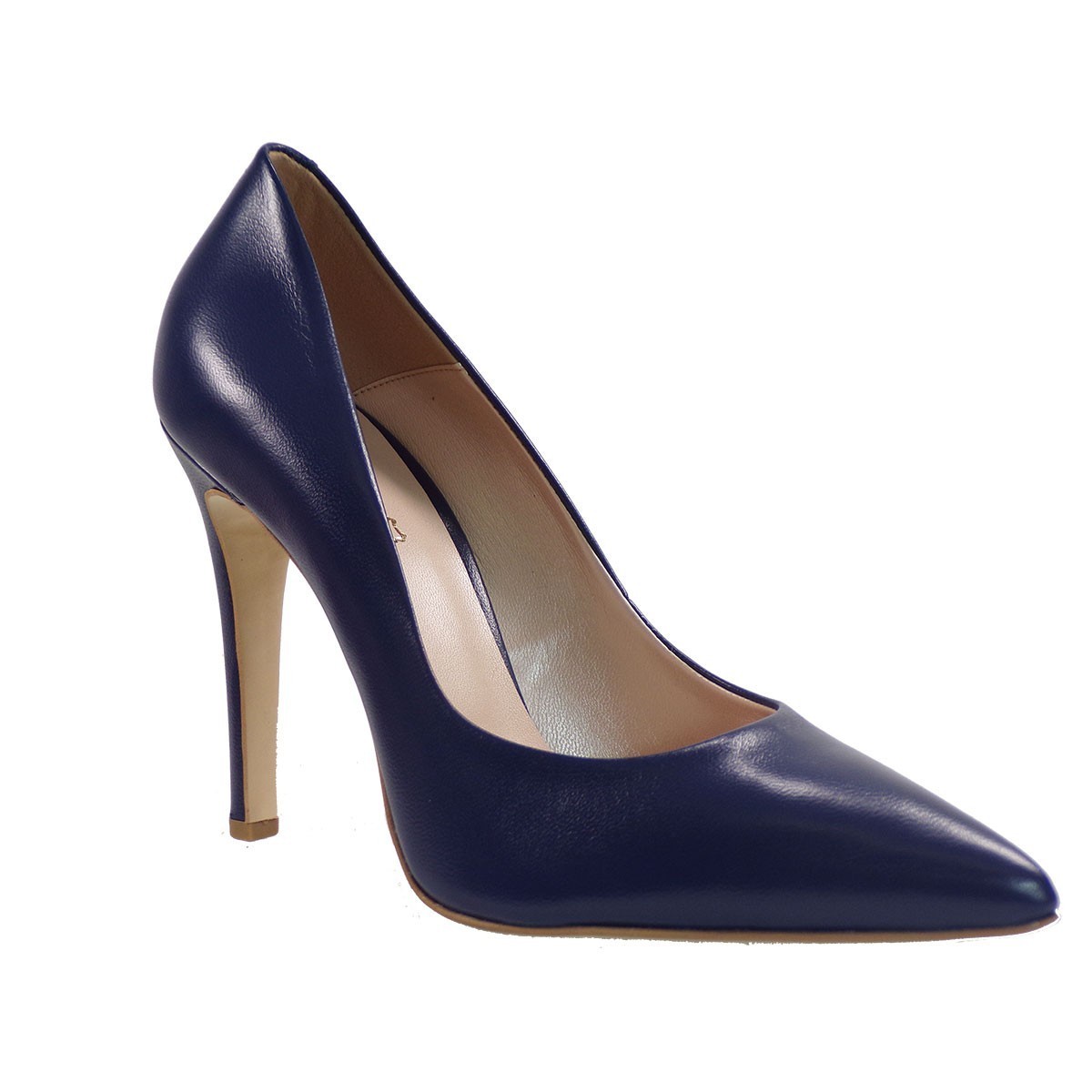 Fardoulis Shoes Γυναικείες Γόβες 2301 Μπλέ Δέρμα