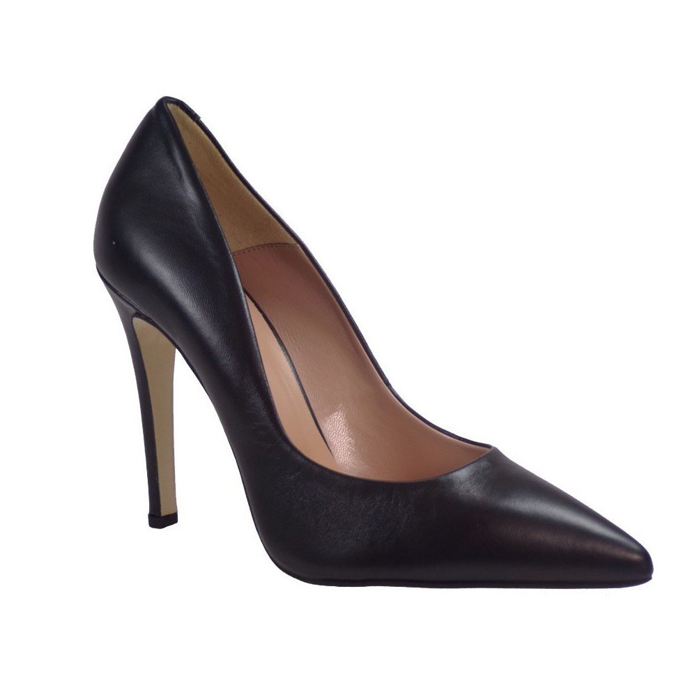 Fardoulis Shoes Γυναικείες Γόβες 2301 Μαύρο Δέρμα