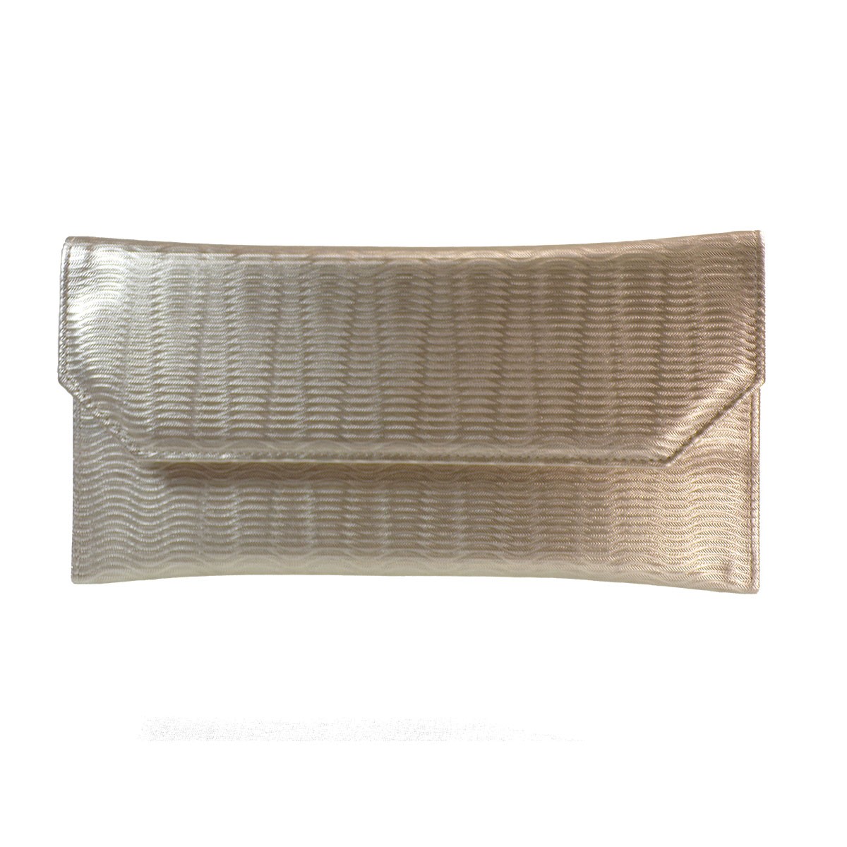 Bagiota Shoes Bags Γυναικεία Βραδινά Τσαντάκια 1020 Χρυσό Σαγρέ