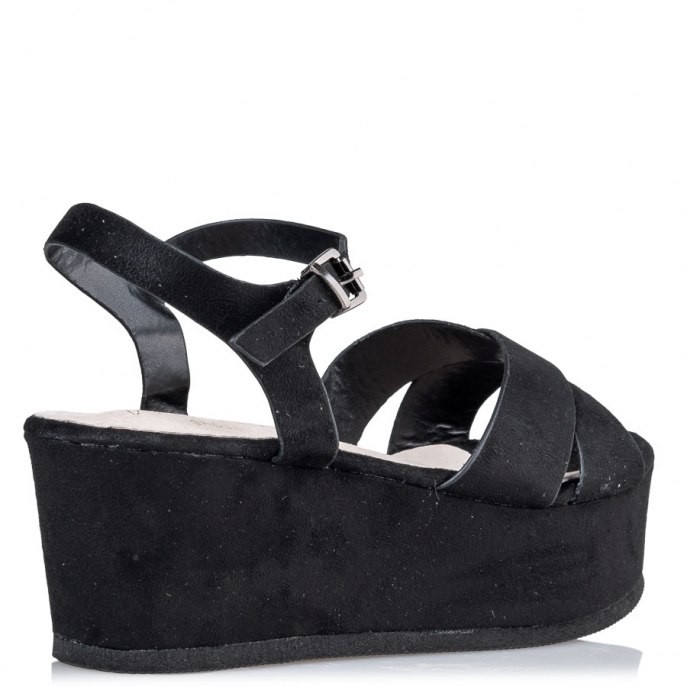MISS NV Γυναικεία Πέδιλα Πλατφόρμες V64-09605-34 Μαύρο φωτογραφία