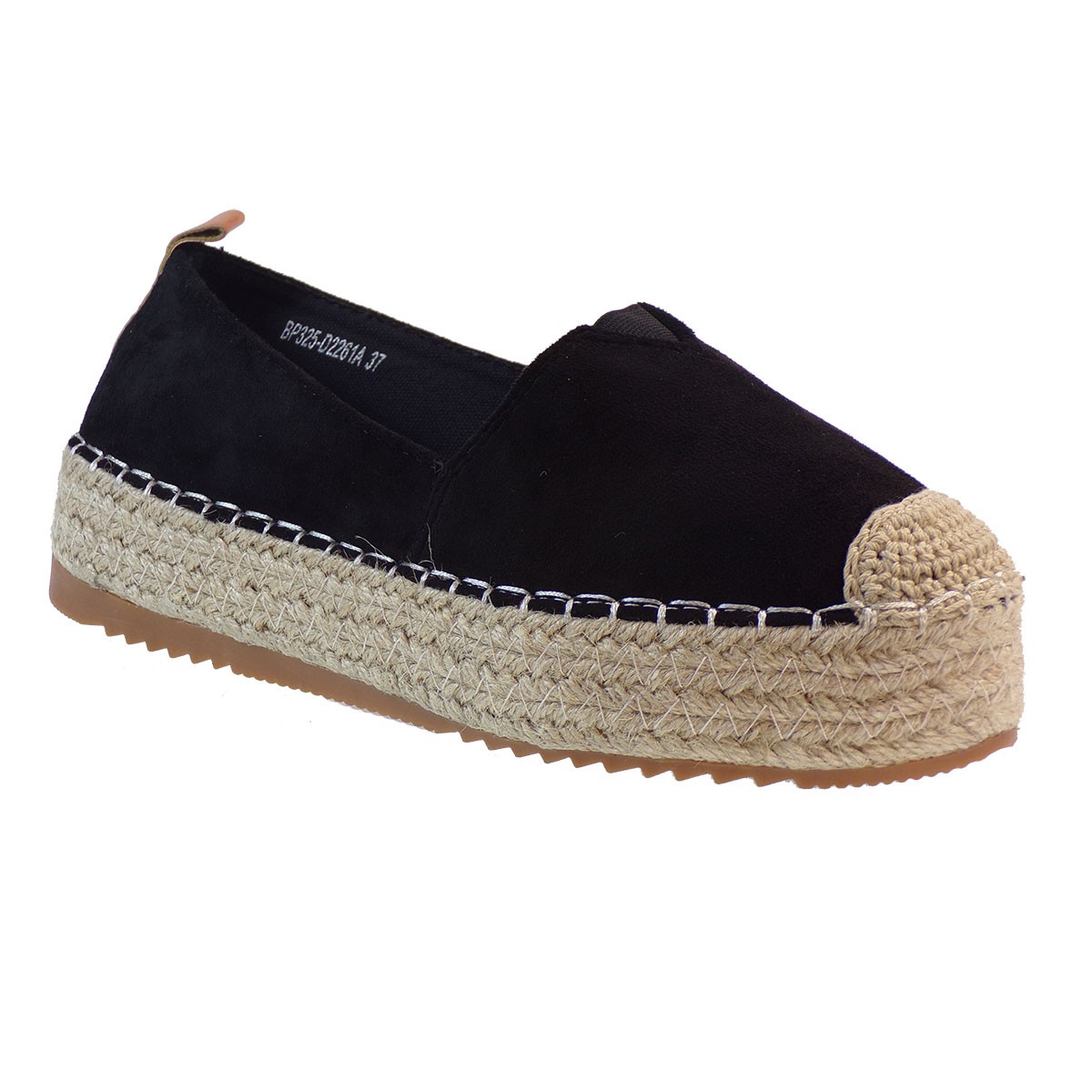 Bagiota shoes Εσπαντρίγιες Γυναικείες BP325 Mαύρο