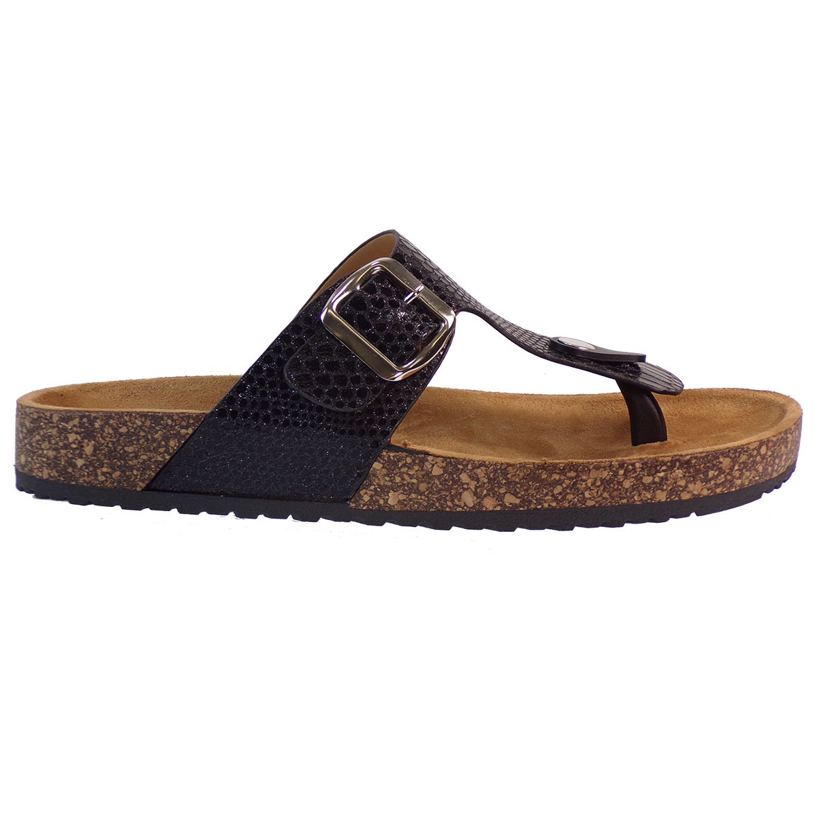 Bagiota Shoes Γυναικείες Παντόφλες Σαγιονάρες S-389 Μαύρο φωτογραφία