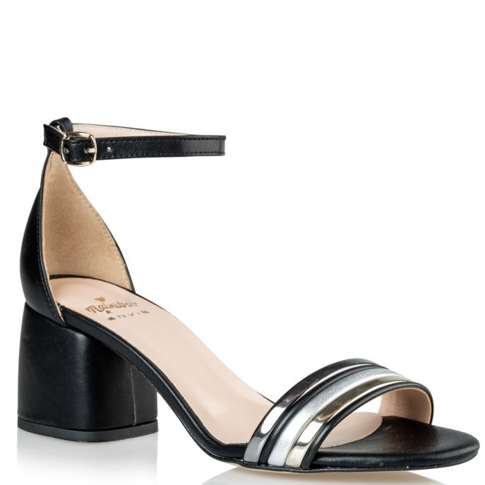 Mairiboo by Envie Shoes Γυναικεία Πέδιλα M03-09620-34 Μάύρο FIRST DATE
