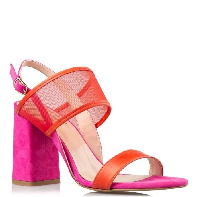 Mairiboo by Envie Shoes Γυναικεία Πέδιλα M03-09635-54 Φούξια MESH ME UP