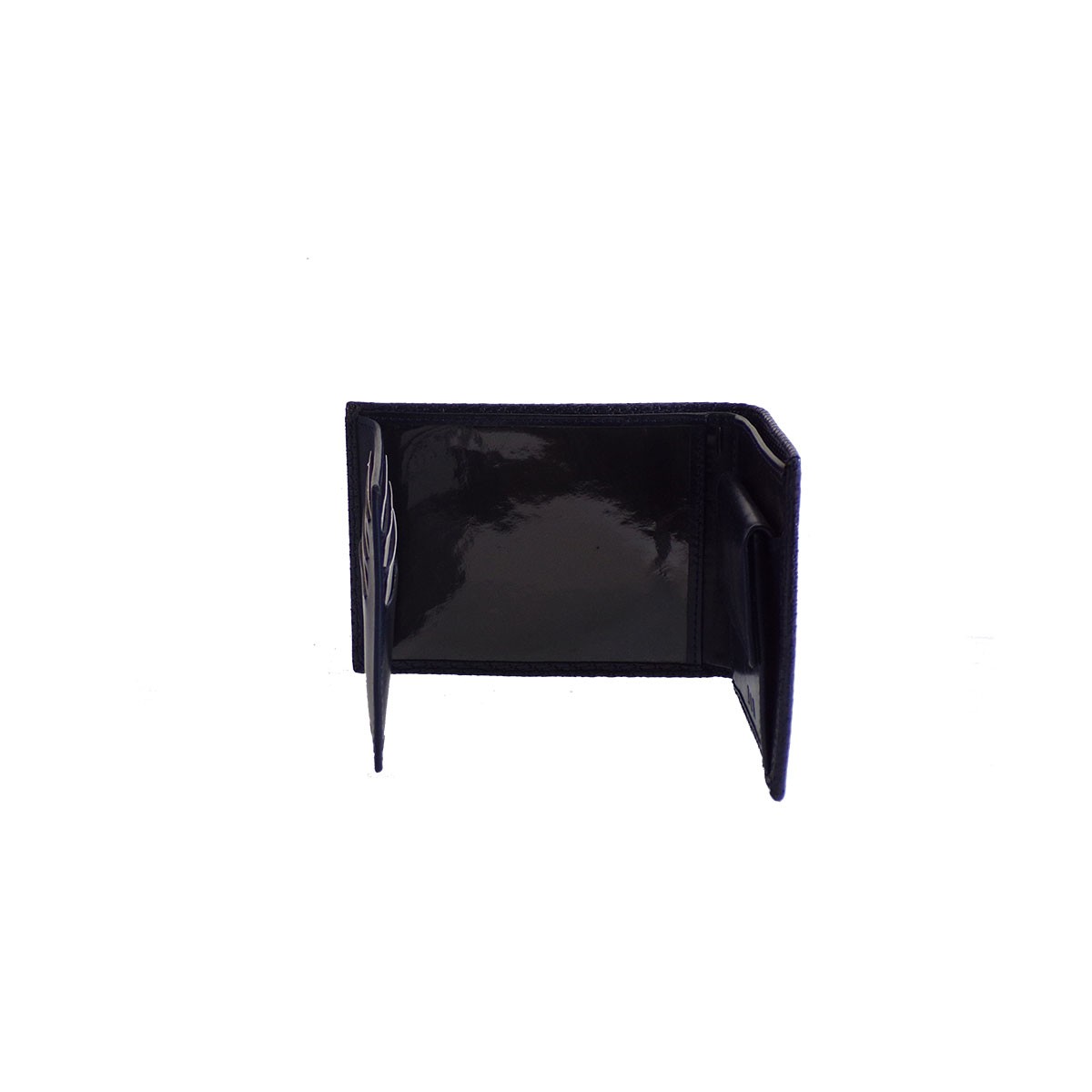 BOR Original Leather Ανδρικά Πορτοφόλια Δερμάτινα 3062-82 Μπλέ Ψάθα Δέρμα φωτογραφία