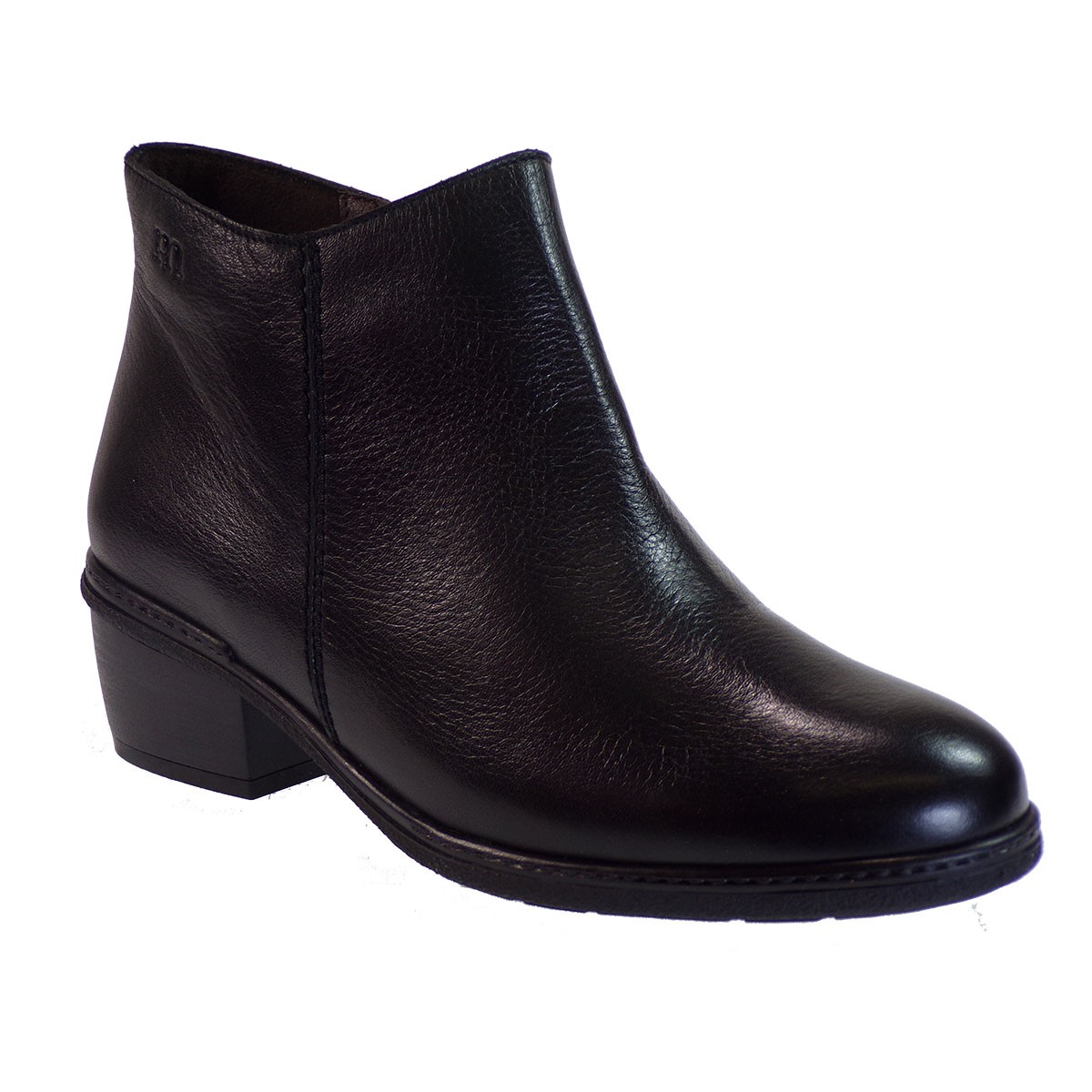 PEPE MENARGUES SHOES Γυναικεία Παπούτσια Μποτάκια 1160 Μαύρο Δέρμα