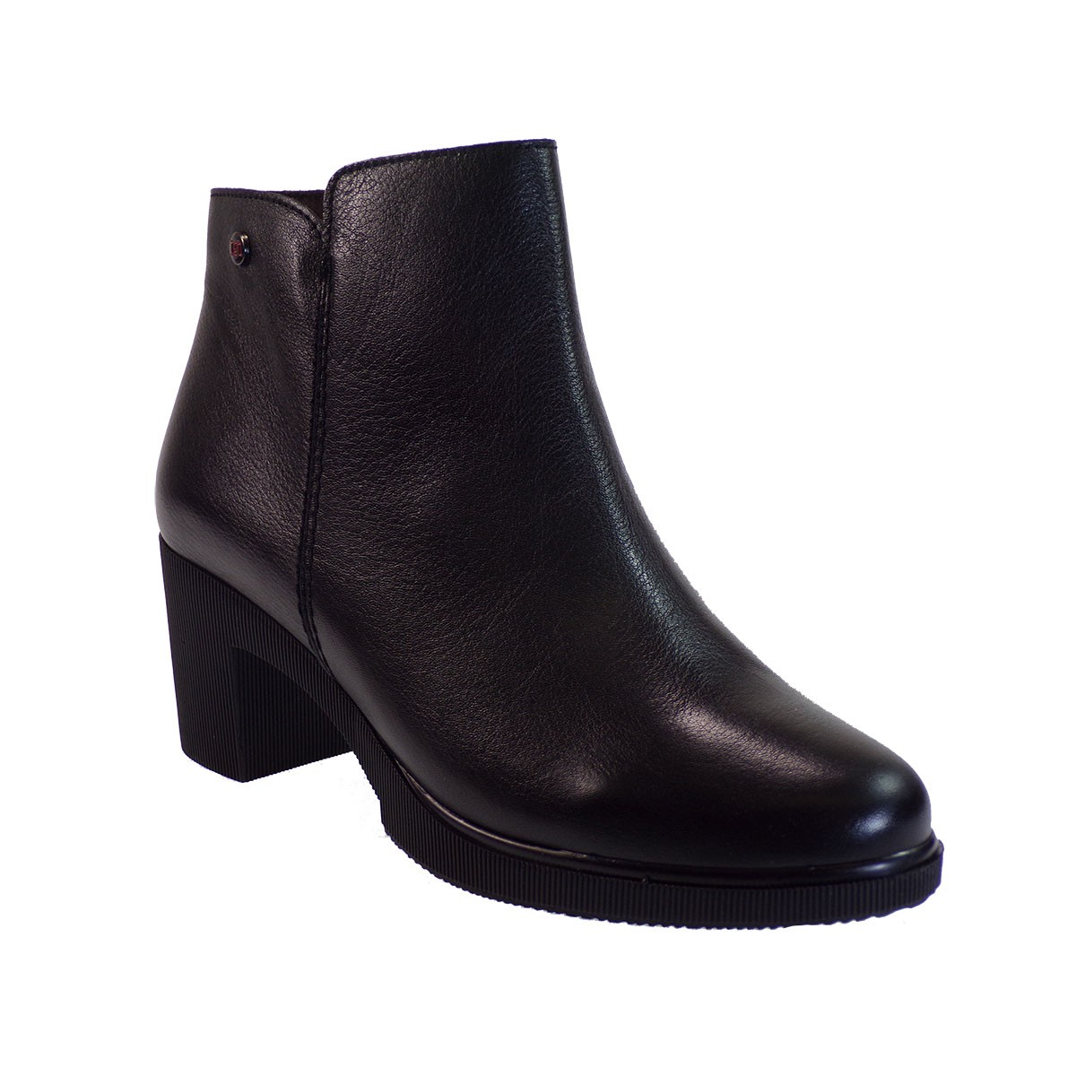PEPE MENARGUES SHOES Γυναικεία Παπούτσια Μποτάκια 1194 Μαύρο Δέρμα