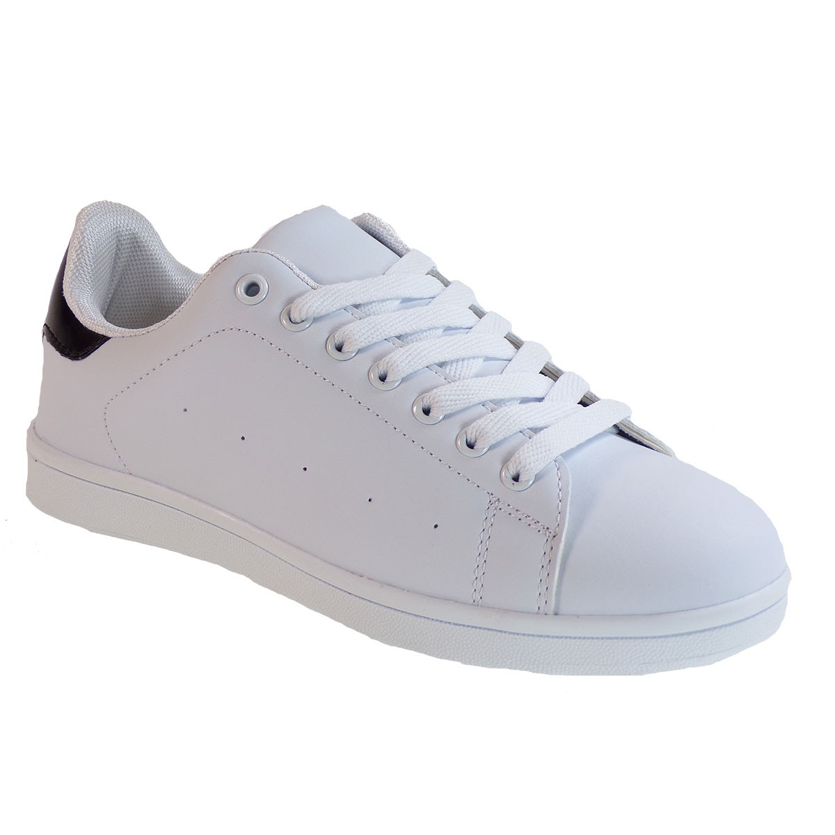Bagiota Shoes Γυναικεία Παπούτσια Sneakers Αθλητικά Β801-8 Λευκό-Μαύρο
