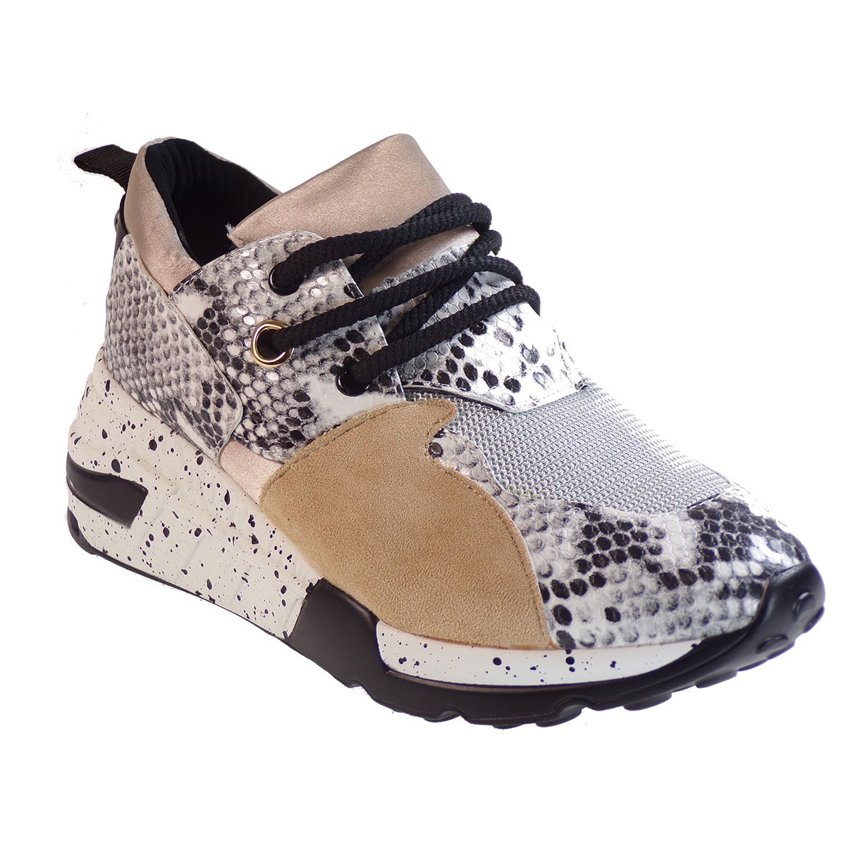 Bagiota Shoes Γυναικεία Παπούτσια Sneakers Αθλητικά H8956 Λευκό