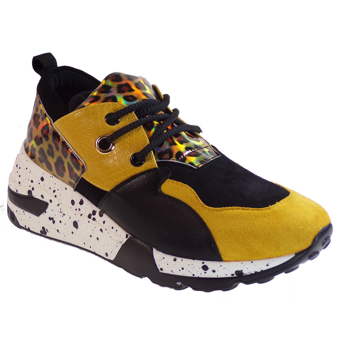 Bagiota Shoes Γυναικεία Παπούτσια Sneakers Αθλητικά H8956 Κίτρινο