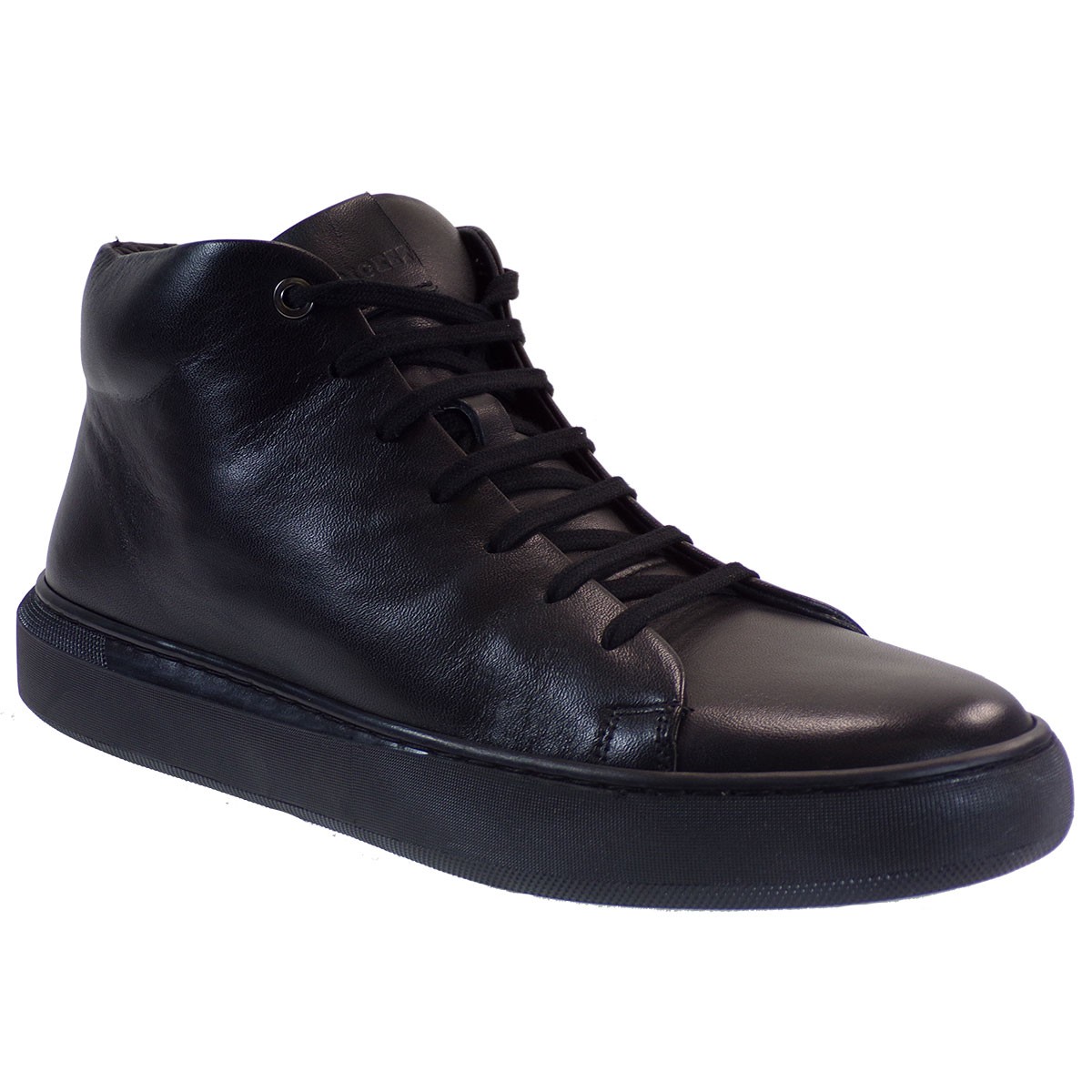 Kricket Shoes Ανδρικά Μποτάκια 4421 Μαύρο Δέρμα