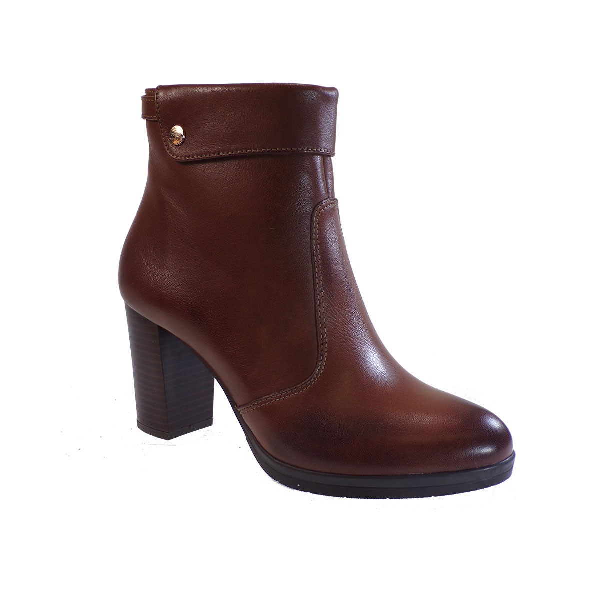 Fardoulis Shoes Γυναικεία Παπούτσια Μποτάκια 1122 Ταμπά Δέρμα