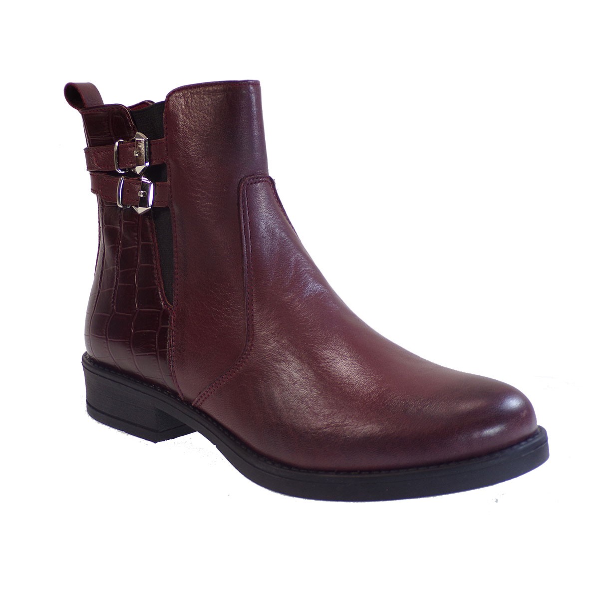 Fardoulis Shoes Γυναικεία Παπούτσια Αρβυλάκια 143 Μπορντώ Δέρμα
