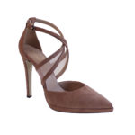 Fardoulis Shoes Γυναικεία Παπούτσια Γόβες 2635 Nude  Δέρμα Καστόρι