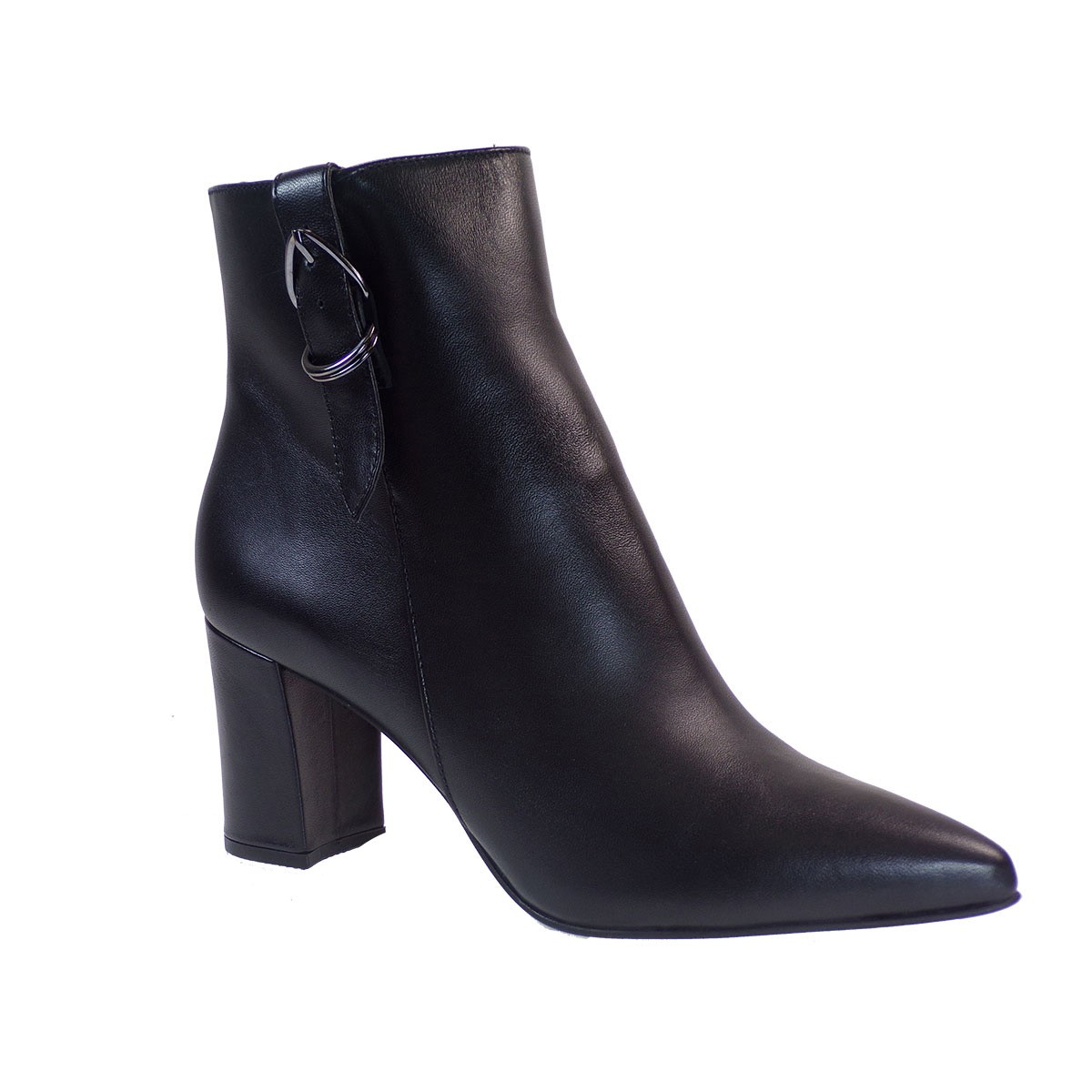 Fardoulis Shoes Γυναικεία Παπούτσια Μποτάκια 6528X Μαύρο Δέρμα