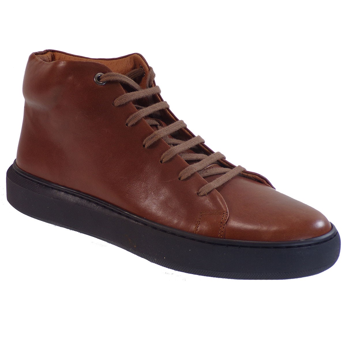 Kricket Shoes Ανδρικά Μποτάκια 4421 Ταμπά Δέρμα