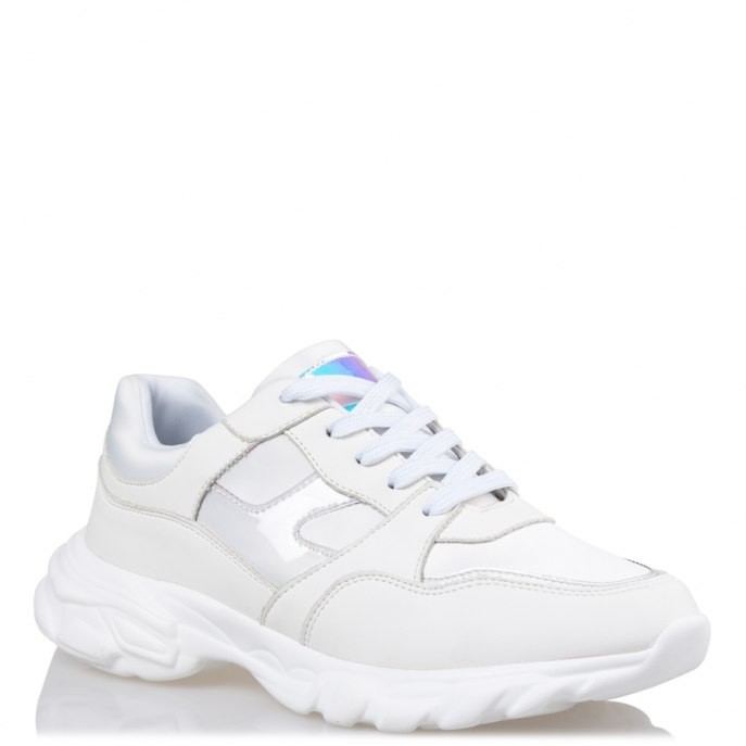 Mairiboo by Envie Shoes Γυναικεία Παπούτσια Sneakers M74-10999-33 Λευκό HOLO-YOLO