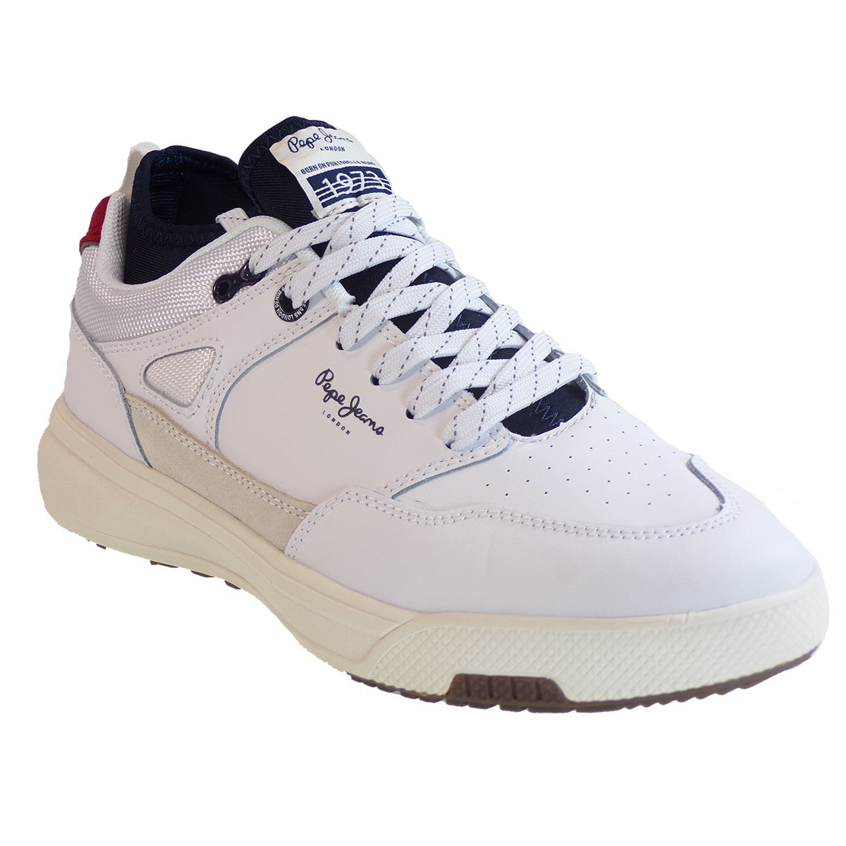 Pepe Jeans SLATE PRO Sneakers Ανδρικά Παπούτσια PMS30572-800 Λευκό