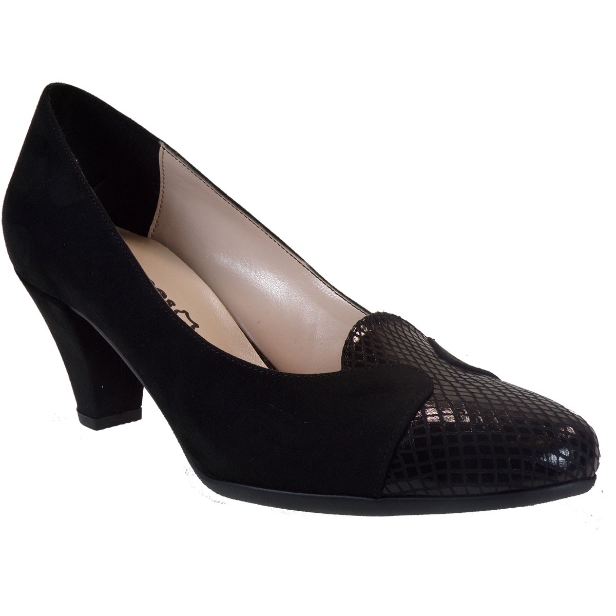 Katia Shoes Γυναικεία Παπούτσια Γόβες 55-872 Μαύρο Φίδι
