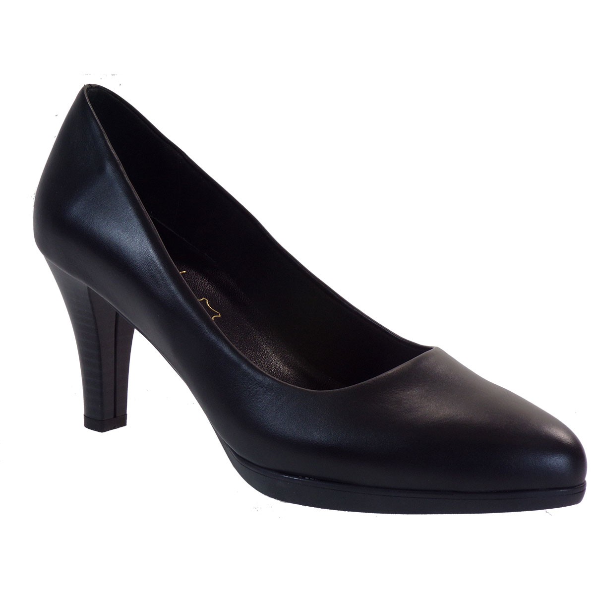 Katia Shoes (Anneto) Γυναικεία Παπούτσια Γόβες ΚΓΟΒΑ-4720 Mαύρο Δέρμα