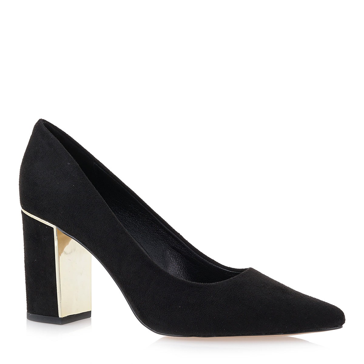 Exe Shoes Γυναικείες Γόβες 125-CLAUDIA Μαύρο Καστόρι J17001254004