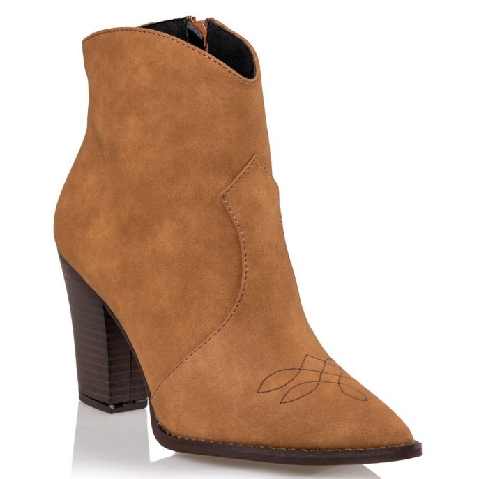 Mairiboo by Envie Shoes Γυναικεία Mποτάκια M03-10425-26 Ταμπά EL PASO