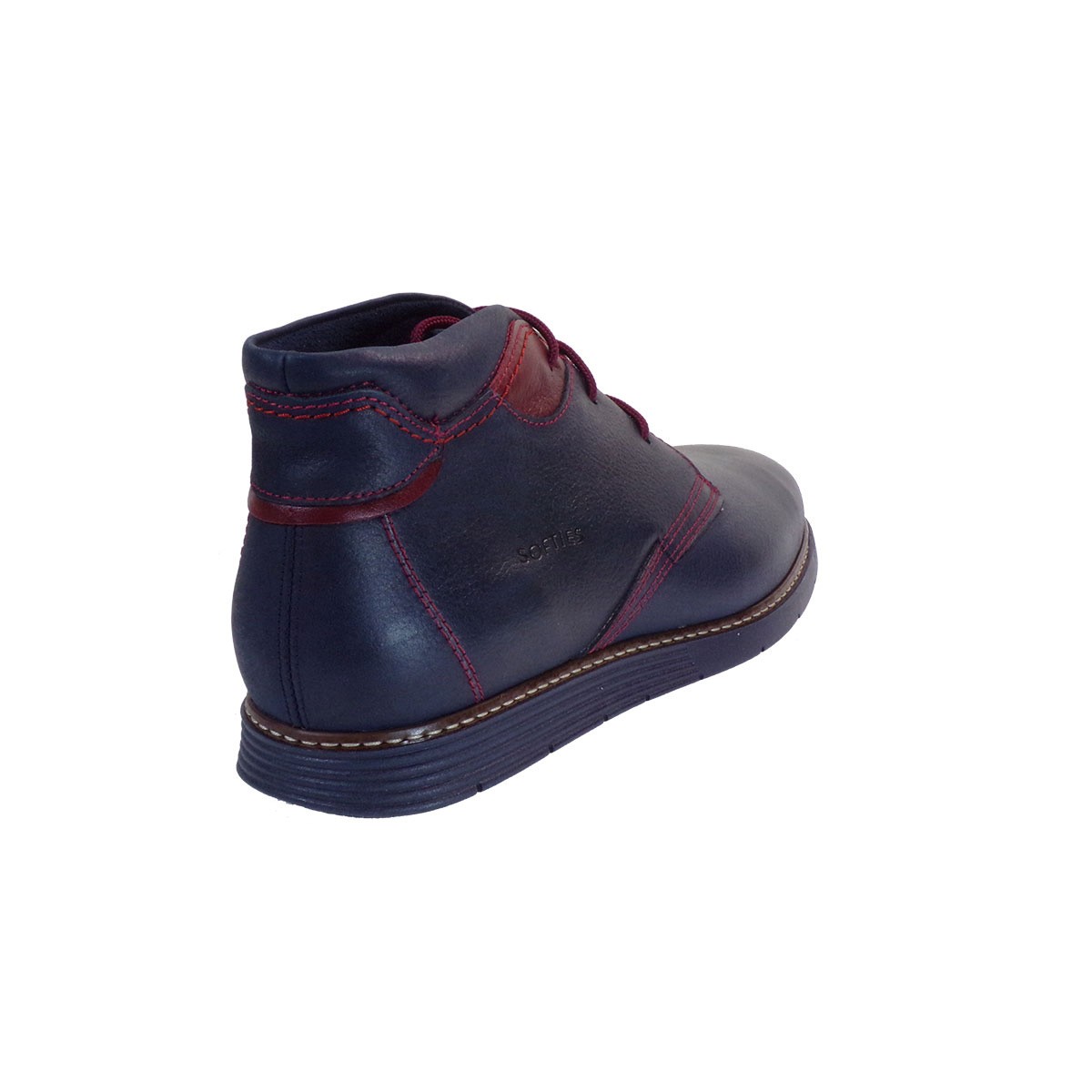 Softies Ανδρικά Μποτάκια Αστραγάλου 6924 Μπλέ Δέρμα φωτογραφία