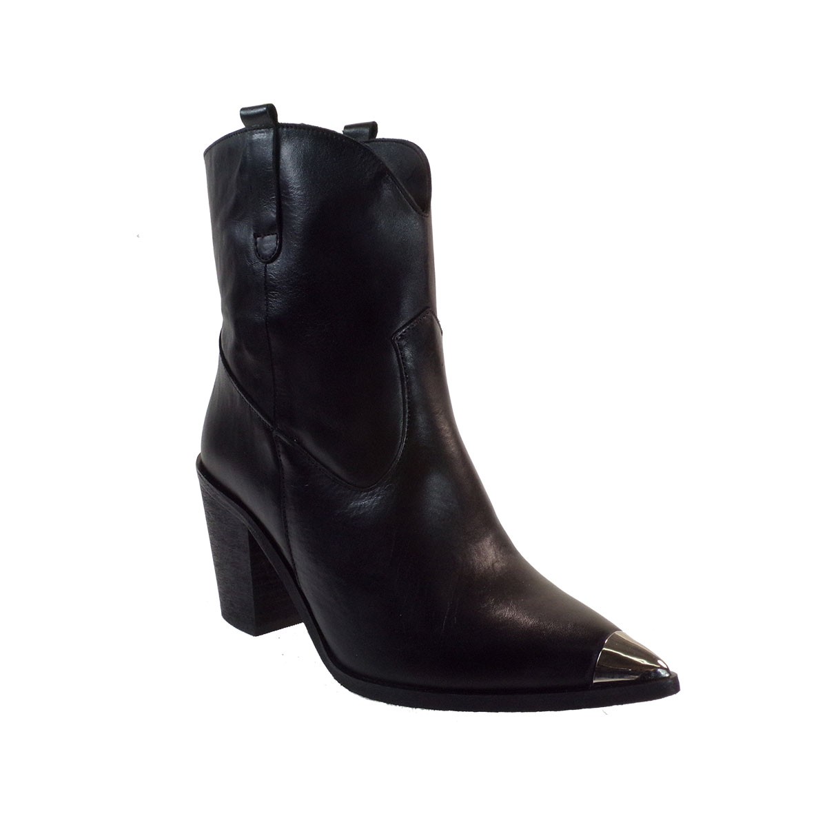 Katia Shoes (Anneto) Γυναικεία Παπούτσια Μποτάκια Κ122-7090 Mαύρο Δέρμα