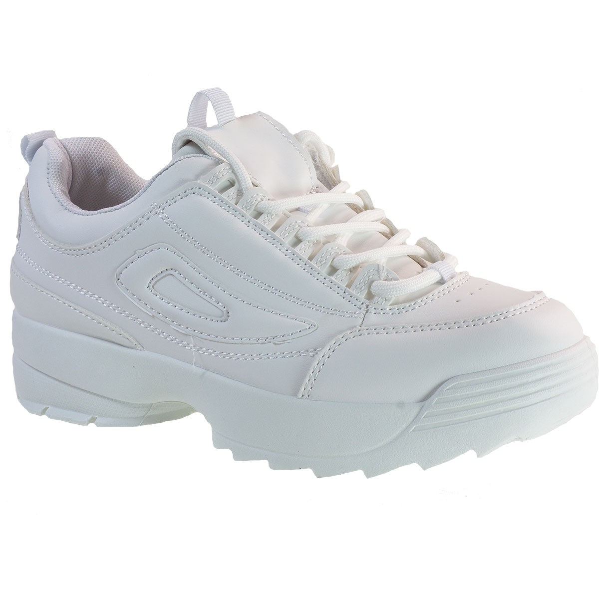Bagiota Shoes Γυναικεία Παπούτσια Sneakers Αθλητικά C8385 Λευκό