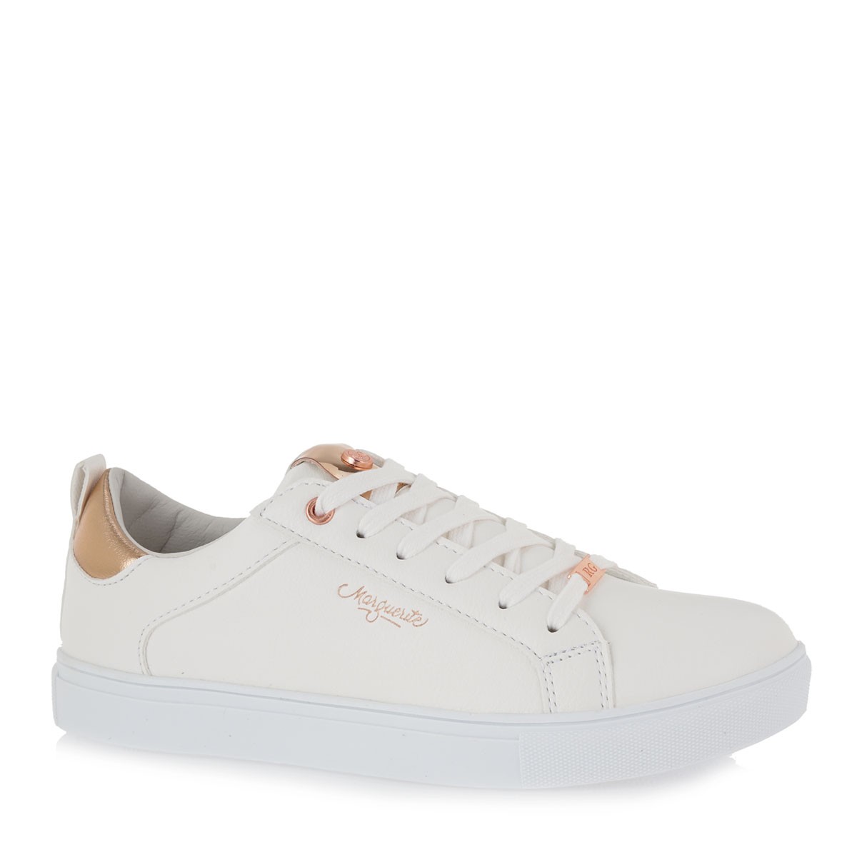 Renato Garini Sneakers Γυναικεία Παπούτσια 218-19WC1218 Λευκό Ρόζ Χρυσό K157Q218265S